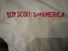 Boy Scouts Of America Uniform Shirt Youth Large Bsa Tan Short Sleeve Poplin Read