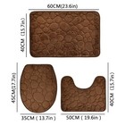 Toilet Rugs Bathroom Lid Cover Rug Set With Piece Bath Mat Contour Soft Sets