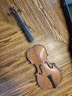 Antique Early 1900s Unbranded Violin In Leather Case As Is Youth Size