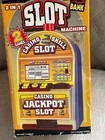 Vintage Radio Shack 2 In 1 Casino Skill Jackpot Slot Machine In Box Bank Toy