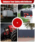 20pcs Mailbox Reflectors  Self Adhesive Trailer 20pcs Red Reflectors