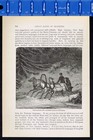 Postal Snow Sleigh   Mail Courier In Lithuania  -1915 Page Of History