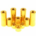 M3 Brass Round Spacers Female Threaded Standoff Pillar Spacer Studs 2mm - 60mm
