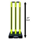 Combo Of 2 Full Size Set 32  Heavy Plastic Cricket Stump Set-color Vary