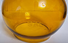 Etched Amber Sal Kopp Globe For Short Lantern Seaboard Air Line Railway Railroad