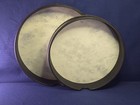 Remo Fiberskyn Frame Drums  lot Of 2  14  And 16  Diameter Hand Drum Set