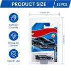 12pack 0 7mm Thick Clear Protector Case For Hot Wheels   Matchbox Mainline