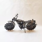 Handmade Recycled Metal Art Motorcycle Model Collection Motorbike Sculpture Toy