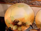  2  set antique Nippon 7 5    Decorative Plates fall      nut      floral hand Painted