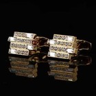 Fashion Men Cufflinks 1 Pair Of Shirt Suit Cuff Links Jewelry Rhinestone Classic