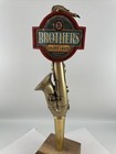 Beer Tap Handle Brothers Golden Ale Beer Tap Handle Figural Saxophone Tap Handle