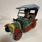 Vintage Tin Toy Car Wind-up Mechanism Driver Multicolor 1910 