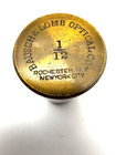 Antique Bausch   Lomb Optical 1 12 Microscope Objective Lens Orginal Brass Case