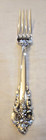 Wallace Grande Baroque Sterling Silver True Dinner Fork- 8    No Monogram
