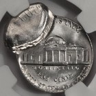 1976 Ngc Ms63 Double Struck 2nd 75  Off Center Nickel Mint Error Two Dates