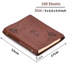 A5 Notebook Leather Journal Girls Notebook Vintage Leather Sketchbook Refilla   