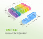 Weekly Pill Organizer 3 Times A Day     7 Day Medicine Pill Organizer And Travel