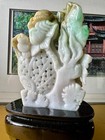 Incredible  Large Jadeite Jade Carving Untreated Check Out My Other Listings Too