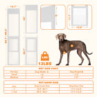Slsy Extra Large Dog Door For Sliding Glass Door Adjustable 74 8 - 86 5  Height