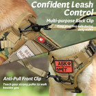 Tactical Dog Harness For Large Dogs  Heavy Duty Dog Harness With Handle  No-pull