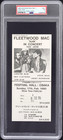 1980 Fleetwood Mac Unused Concert Ticket Festival Hall Osaka Japan Psa Certified
