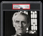 Signed Peter Cushing Photo Star Wars Grand Moff Tarkin Card Autographed Auto Psa