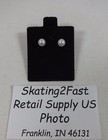 1 5  X 1 75  Black Plain Felt Puffed Earring Cards Hold Qty  50 