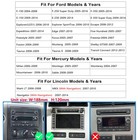 For Ford F150 F250 F350 Car Dvd Cd Player Stereo Radio With Carplay Gps Back Cam