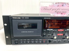 Tascam Cc-222 Cd-rw Recorder Cassette Deck Riaa Phono Rack Mount Used