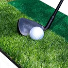 New Izzo Golf Dual-turf 1  X 2  Hitting Practice Mat