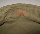 Original Vtg Post Wwii 1950s Us Army Shirt Olive Drab Wool Flannel Size 14 X 32
