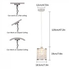 3 Packs Modern Pendant Light Hanging Ceiling Light Fixture Kitchen Island Lamp