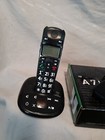 Clearsounds A700 Amplified Cordless Black Phone Answering Machine