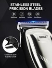 Wahl Usa Stainless Steel Lithium Ion 2 0  Beard Trimmer For Men  Electric Shaver