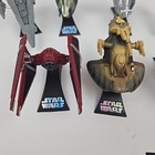 Star Wars Titanium Series Lot Of 10 W Extra Stands - Tie Fighters  Slave I  More