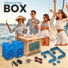 Pyle 4  Bluetooth 2-way Indoor outdoor Waterproof Speakers - 300w Dual 3 33lbs