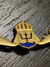 Military Sweden Submarine Qualification Enamel Badge Ub  tsm  rke