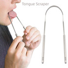 Stainless Steel Tongue Scraper 1 Pcs - Ultimate Oral Care Tool For Bad Breath