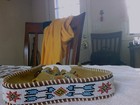 Native American Indian Beaded Leather Pouch See Pics