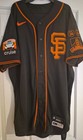 2023 Nike San Francisco Giants Joc Pederson Team Issued Game Jersey 48 Black Alt