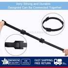 100x Cable Straps Black Wire Cord Hook Loop Ties Reusable Fastening Organizer Us