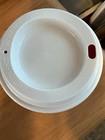 Starbucks Holiday Reusable Red Cup With White Lid Coffee   Tea Theme 2013