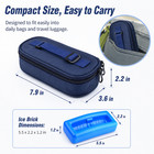 Diabetic Medication Cooler  Insulin Travel Case With Reusable Cold Brick