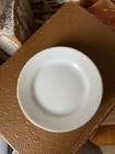 4 Gorgeous Old Vintage White Antique Ironstone Butter Pats Shabby Chic
