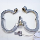 Antique Genuine Hamburg-8 German Handcuffs Rare Collectible Folding Cuffs