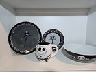 Set Of 13 Nightmare Before Christmas Jack Skellington  Plates  Bowl  Mugs
