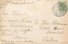 B628 Denmark Rppc Postcard King Christian X Stamp Hotel Royal Aarhus 1917