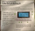 Radio Shack Caller Id Call Waiting Id Box Blue Backlit  43-3903- Box Wear