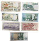 United Kingdom 7 Banknote Collection-channel Islands  Scotland  Ireland  England