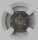 Ngc Genuine 1861 Silver Three-cent Piece Proof Details 3c Trime
